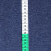 Bündchenstoff - 140cm Breite - Jeans-Blau Melange