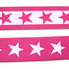 Gummiband Pink Weiße Sterne 40mm breit