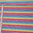 Ringeljersey Regenbogen Bunte Streifen mit Weiß