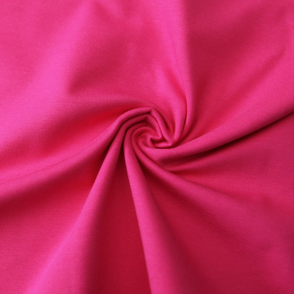 140cm Baumwollstoff uni pink 100% CO 