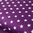 Baumwollstoff Baumwolle Sterne Weiß 8mm Groß auf Lila Violett