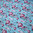 Jerseystoff Flieger Heißluftballon Wolken hellblau pink